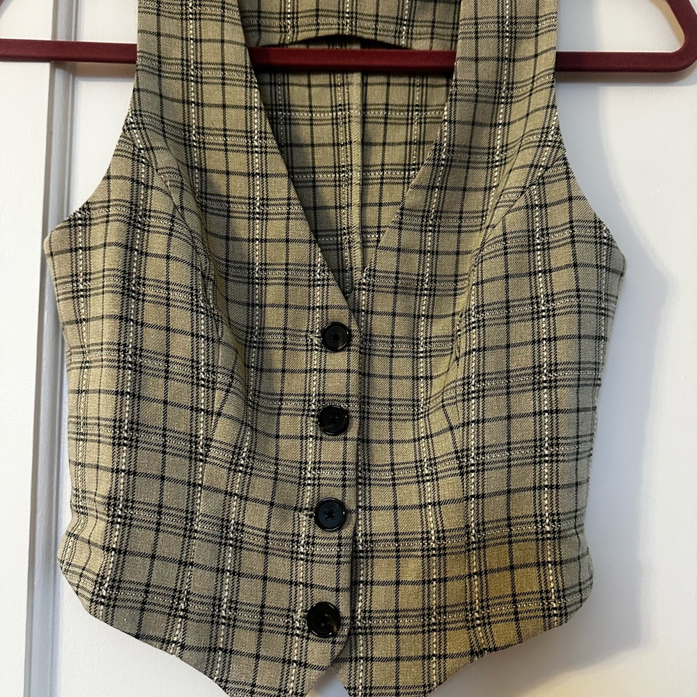 Reformation vest and skirt set